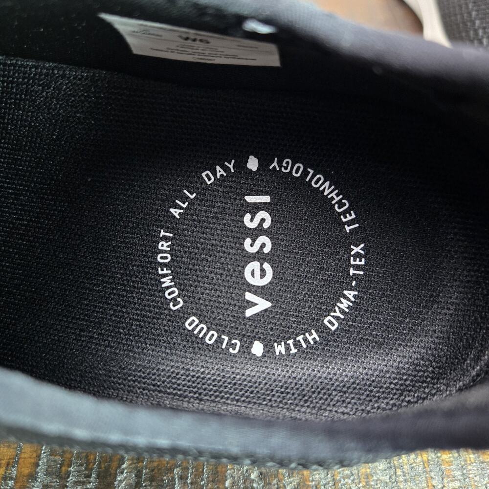 Vessi Black Knit Women's Sneakers with White Sole - Picture 11 of 11